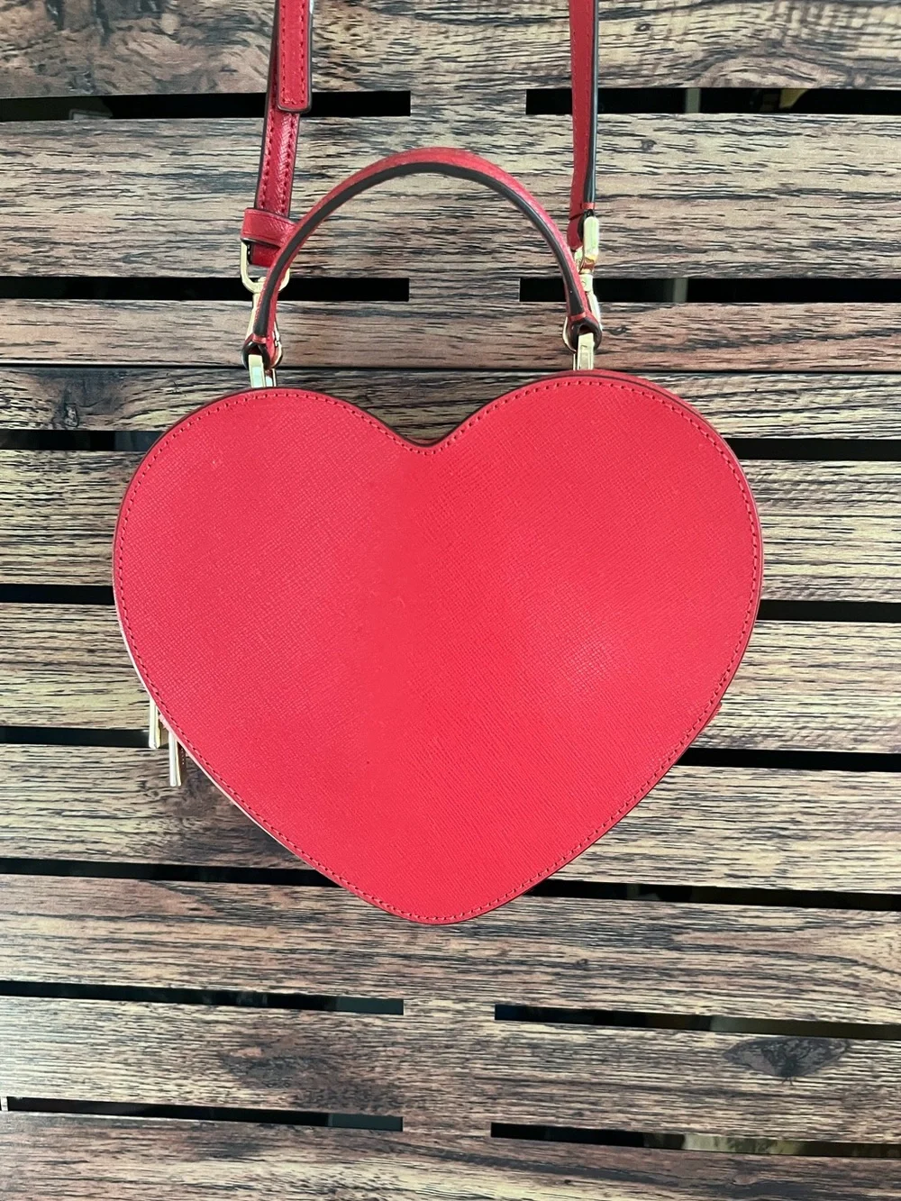 NWOT Kate Spade Love Shack Red Heart Crossbody Purse